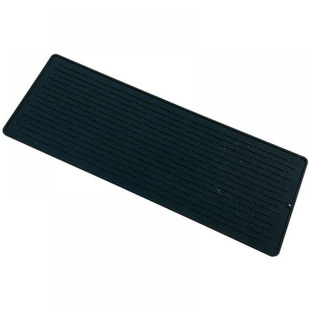 

Xmarks Kitchen Utility Draining Board｜Light Weight Space Efficient Water Drain Black 16*5.7*0.4in