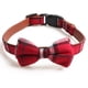 thumbnail image 1 of 2 paquetes/juego de collares para perros con pajarita y campanas, collar ajustable con pajaritas para perros lindos para, 1 of 5