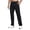 Black, variant on Pants for Men Athletic Quick Dry Drawstring Pants for Hiking, Lightweight Straight Leg Pants with Zip Pockets Dark Gray S