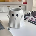 thumbnail image 2 of Xingzhi Unique Ghosts Patterned Mug For Halloween And Thanksgiving Celebrations Christmas Ghosts Coffee Mug white, 2 of 6
