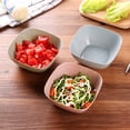 thumbnail image 2 of Grandest Birch Square Bowl Unbreakable Multifunctional Plastic Eco-friendly Salad Fruit Bowl for Kitchen Plastic Bowl:Plastic, 2 of 8