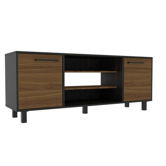TUHOME Kaia Tv Stand Engineered Wood TV Stands in Brown