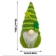 thumbnail image 3 of Día de San Patricio Leprechaun Decoraciones de Felpa Muñeca de Gnomo de Peluche Irlandés Decoración de Nudos Decoración de Muñeca Sin Rostro Verde-A, 3 of 5
