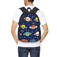 thumbnail image 4 of Disketp Planets and Stars Mochila Minimalista de Gran Capacidad, Mochila de Viaje para Escuela, Trabajo o Uso Diario, 4 of 6