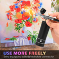 thumbnail image 4 of Kit with Compressor, Rechargeable Portable High Pressure Air Brushes with 0.3mm Nozzle, 4 of 7