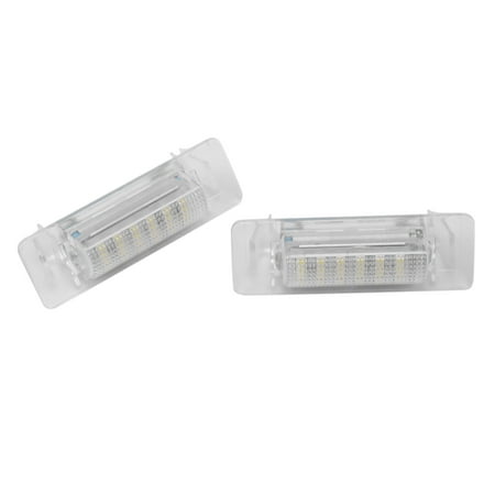 

for W210 W202 E300 E55 C230 LED Number License Plate Lamp No Error 12V 6500K White License Light