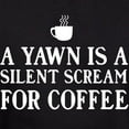 thumbnail image 3 of CafePress - A Yawn Is A Silent Scream For Coffee Hoodie - Pullover Hoodie, Classic, Comfortable Hooded Sweatshirt, 3 of 4