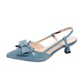 thumbnail image 1 of Correas de Tacón para Tacones Altos Bombas de Cuero Patentado con Correa Ajustable Y Tacón Esculpido de 5 cm para Oficina, Bodas O Noches de Fecha Tacones Cojines para Tacones Altos, 1 of 9