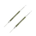 thumbnail image 2 of facefd 2pcs Splicing Tool Set Rotating Rigs Drill Hooks Tool Tools Needle Aluminum Alloy Multi-use Accessories Silver Green, 2 of 6