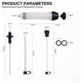 thumbnail image 2 of 500CC Fluid Extractor, Multi-Purpose Oil Syringe, Oil Suction Pump, Manual Extraction and Filling Pump, Automotive Oil Syringe(17.6 Oz./0.45 Qt./500 CC), 2 of 6