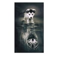 thumbnail image 1 of Bordado artesanías perro reflejo pintura diamante punto de cruz decoración de oficina imagen 5D DIY costura dibujo de costura Kearding JJ12211-01, 1 of 6