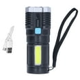 thumbnail image 2 of Lampe Torche Multifonction Forte Lumière, Quad Core Lumineux Conduit Lampe Torche Multifonction Extérieure Lampe Torche USB Intégration Transparente, 2 of 14