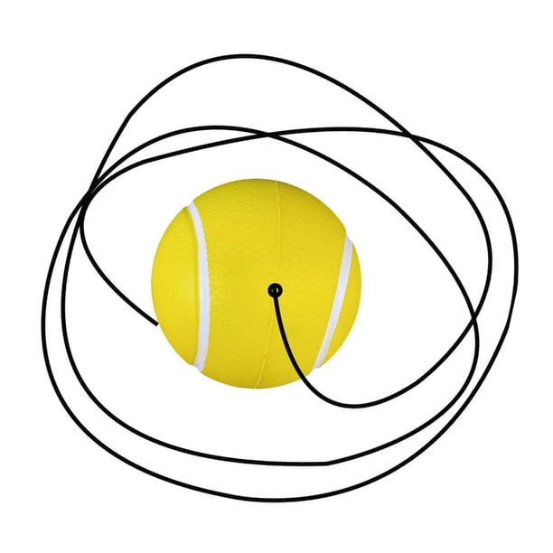 Pelota de tenis, con herramienta de entrenamiento de cuerdas para la práctica del entrenador de tenis en interiores y exteriores