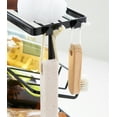 thumbnail image 4 of Yamazaki Home  Shower Caddy - Three Sizes, Steel, Medium,  Holds up to 9 dispensers, Holds 26.4 lbs Black, 4 of 5