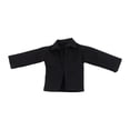 thumbnail image 1 of Figura de acción a escala 1/12, ropa coleccionable, accesorio de disfraz, camisa de color sólido Negro, 1 of 9