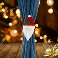 thumbnail image 6 of Christmas Curtain Tieback,Santa Claus, Snowman, And Elk Curtain Hooks, Home Curtain Buckles, Plush Fabric Design, Easy Install Curtain Holder, Holiday Living Room Decor, 6 of 6