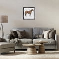 thumbnail image 4 of Stupell Industries Farmhouse American Flag Horse Black Floating Frame Canvas Art, 18 x 18, by Wellington Studio, 4 of 8