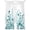 Turquoise, variant on Teal Spring Floral Sheer Curtains 84 Inch Length 2 Panels Set, Watercolor Flowers Elegant Pastoral Voile Window Treatment Rod Pocket Curtains Sheers Drapes for Bedroom/Living Room/Kitchen 52"x84"x2