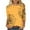 Yellow, variant on Ruimatai Women's Casual Printed 3/4 Sleeve Tops Round Neck Loose Fit Blouse Top Comfortable Fashion Tee Imitation Rack