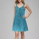 thumbnail image 4 of Camisón de poliéster para mujer, vestido de tirantes con cuello en V y botones para vacaciones de primavera y verano., 4 of 6