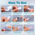 thumbnail image 4 of Adhesivos para Uñas Ajcotahm 84 PCS Cinta de Reparación de Fibra de Vidrio, 4 of 7