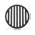 thumbnail image 2 of FELTECHELECTR Pièces de Grille de Foyer Grille Ronde de Gril 1 Pcs pour Gestion des Cendres de Gril Usage Extérieur, 2 of 8