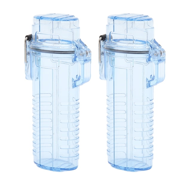Estuche para encendedor a prueba de agua, 2 piezas Estuche para encendedor a prueba de agua Estuche para encendedor eléctrico Estuche para encendedor abatible Diseño exquisito
