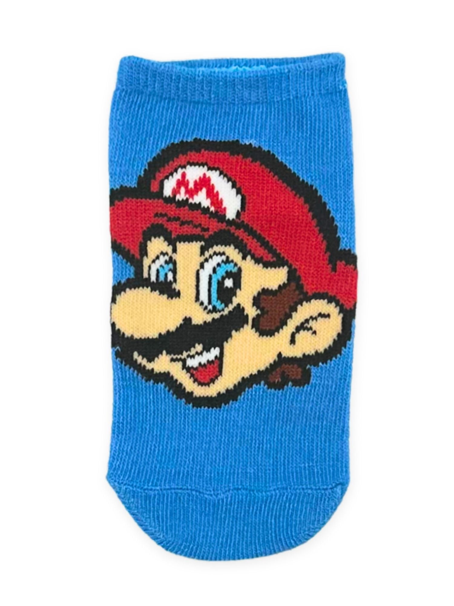 Super Mario Boys No-Show Socks, 6-Pack, Sizes S/M-M/L