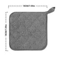 100 Cotton Terry Cloth Pot Holder Set, Kitchen Hot Pad Cooking and
