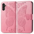 thumbnail image 2 of Dteck Case For Samsung Galaxy A13 5G,Magnetic Leather Card Holder Wallet Butterfly Pattern Case Kickstand Hybrid Rubber Cover for Galalxy A13 5G 6.5 inch,Pink, 2 of 7