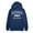 Poseidon Blue Heather, variant on Wickenburg Arizona Classic Established Premium Cotton Hoodie