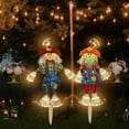 thumbnail image 7 of Christmas Decor,Fall Decorations Outdoor Scarecrow with Firework Lamp, Solar Powered Autumn Harvest Christmas Decor for Yard,Garden,Porch, Farmhouse, 7 of 7