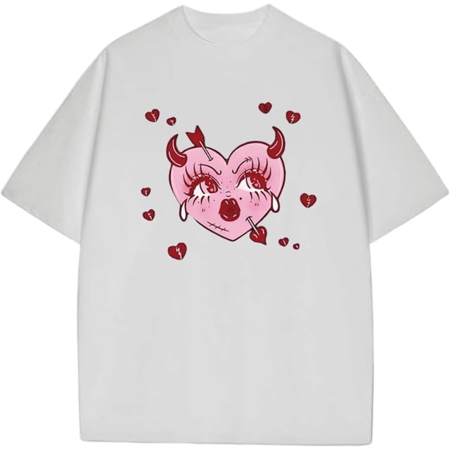 Crying Heart - playera divertida para el día de San Valentín para mujer, diseño gráfico antiamor