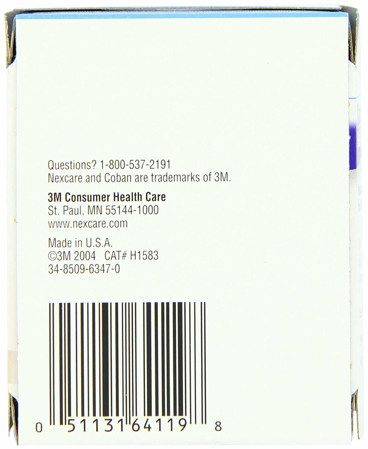 Nexcare Coban First Aid Self Adhering Wrap Support Sprains, 1ct, 6-Pack