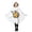 3White, variant on REDARER Kids Phantom‑Edge Hooded Poncho Cloak Skeleton Hands Maple‑Leaf Pumpkin Print Cosplay Ensemble for Halloween Home DIY Cosplay Session Festive Stage Recital,10-12 Years