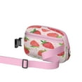 thumbnail image 2 of Crossbody Belt Bag Strawberry Belt Bag Sporty Waist Pack for Women Casual Waist Packs with Adjustable Strap Waterproof Belt Bag for Daily Leisure Music Festival/Event, 2 of 7