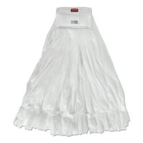 Rubbermaid Commercial Disposable Mop Nonwoven Fiber #24 5" Headband White 2025507