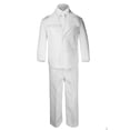 thumbnail image 5 of Boy Kid Formal 1st Communion Christening Baptism White Tuxedo Suit Stole Sm-20, 5 of 6