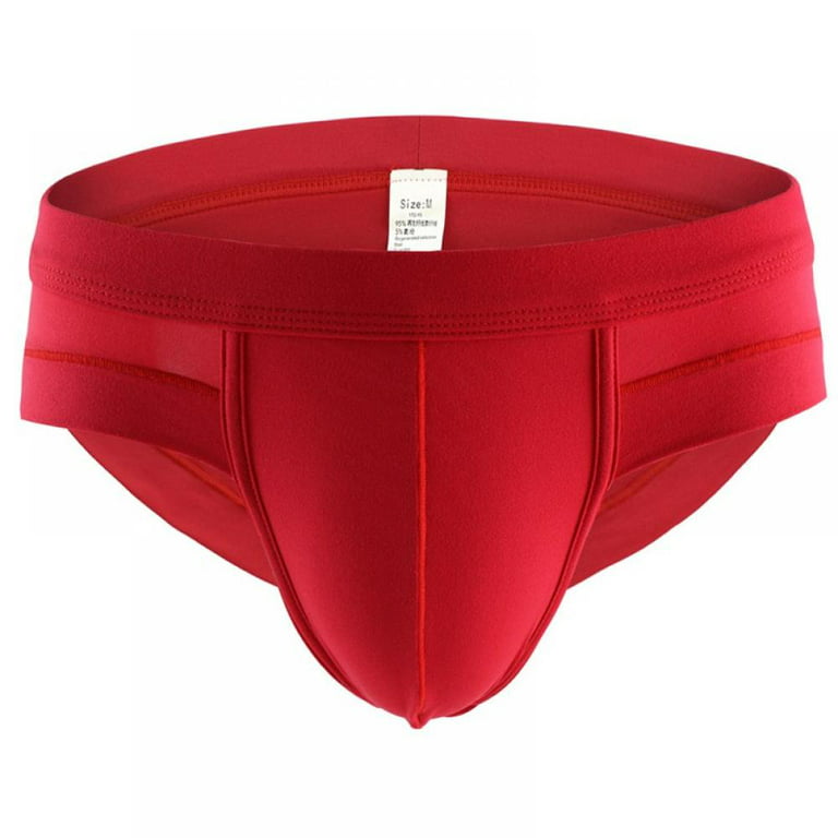 wirarpa Men's Underwear Briefs No Fly Covered Waistband Underpants