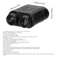 thumbnail image 3 of Yeacher Vision Nocturne Infrarouge Zoom Numérique 8X Écran IPS 2.0 Pouces Support Haute Résolution Enregistrement Photo pour Observation Camping Extérieur Chasse Nocturne Pêche Bateau, 3 of 8