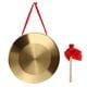 thumbnail image 1 of Instrumento de percusión tradicional gong gong chino gong con martillo (dorado), 1 of 5