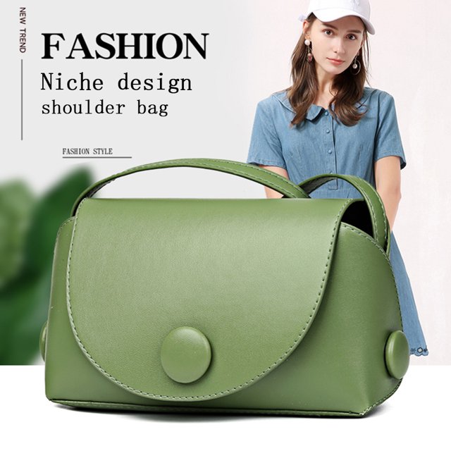 Bolsa Bolso de hombro de cuero de PU informal Mini bolso cruzado de mujer sólido (estilo 1) Tmvgtek Para estrenar