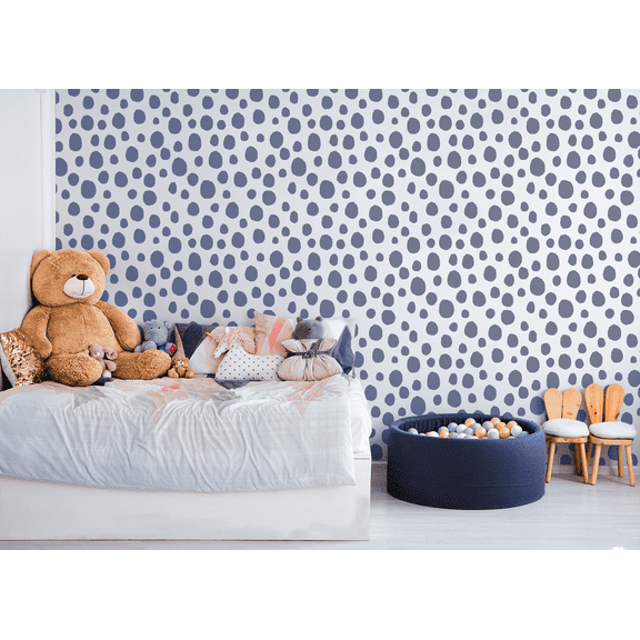 Polka Dots Stencil - Art and Wall Stencil (6"x6")