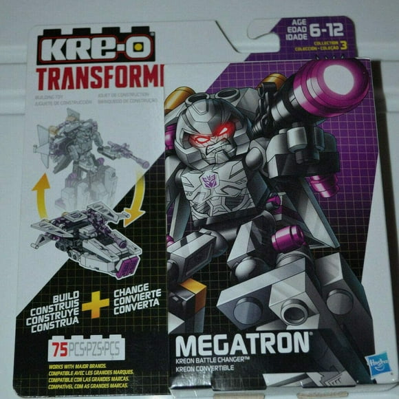 Transformers Nouveau Jeu de Changeurs de Bataille Hasbro KRE-O Megatron 75 PCS