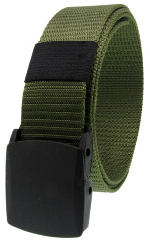Outdoor Military Grade Tactical Nylon Waistband Canvas Web Belt Plastic Buckle 