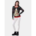 thumbnail image 2 of No Boundaries Christmas Sweater, Women's and Women's Plus, 2 of 5