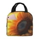 thumbnail image 1 of Fotbe Sunset Coast Sunflower Bolsa Térmica con Estampado y Forro de Aluminio Grueso Bolsa de Almuerzo con Bolsillo Frontal para Hombres y Mujeres, Ideal para Trabajo, Escuela, 1 of 8