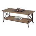 thumbnail image 3 of Convenience Concepts Table Basse Brookline en Bois Flotté Finition Bois Brun, 3 of 6