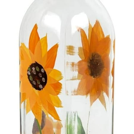 

16Oz Hand-Painted Glass Oil And Vinegar Cruet