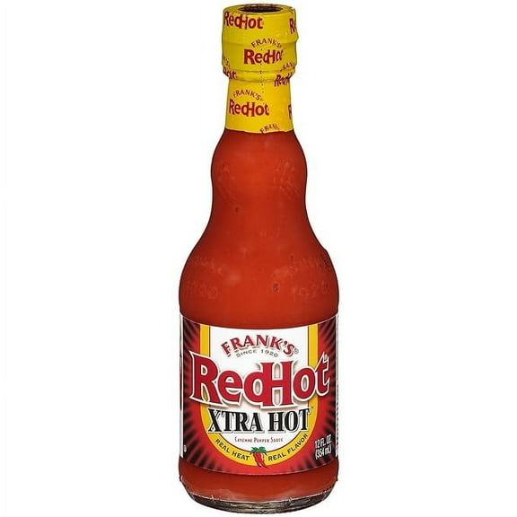 Frank's RedHot Xtra Hot Cayenne Pepper Hot Sauce, 12 fl oz